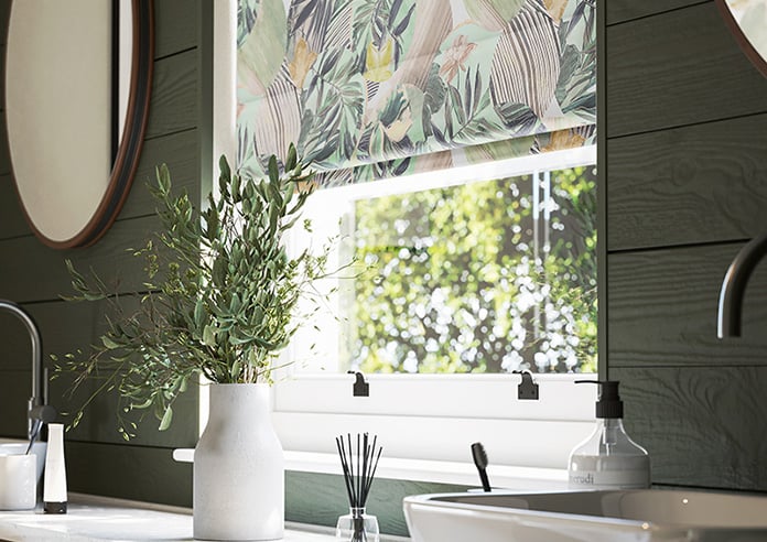 Osaka, Mint - Motorised Roman Blind - Image 5